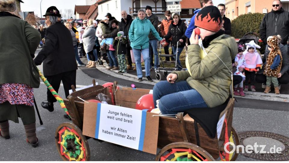 Faschingszug in Hütten Bild: rgr