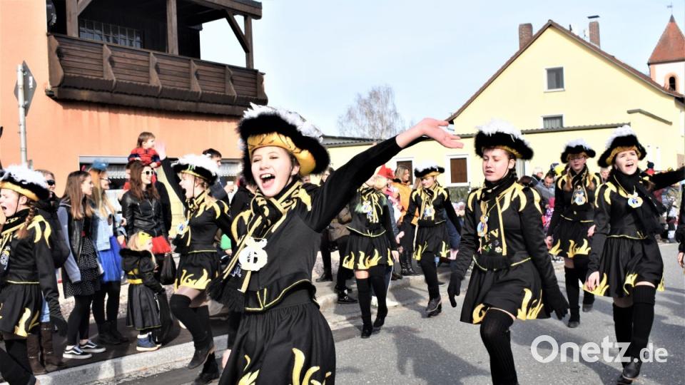 Faschingszug in Hütten Bild: rgr