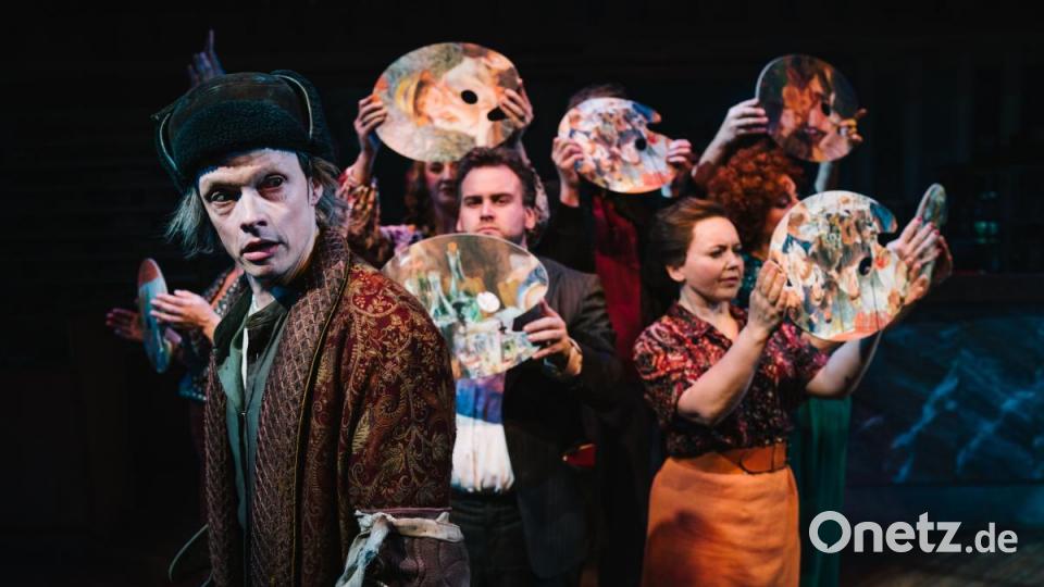 Rob Pelzer als Maler Dufayel. Bild: Franziska Hain/Stage Entertainment