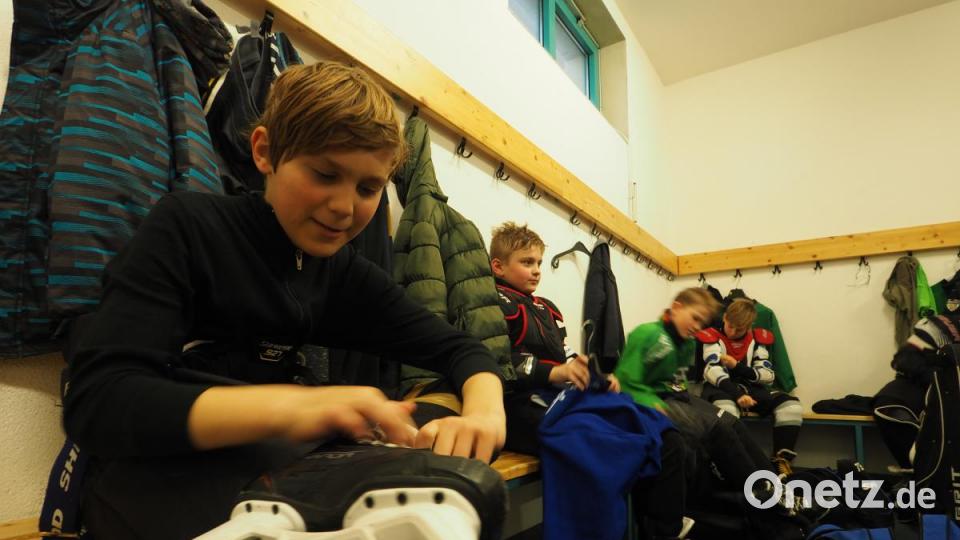 Gut besucht: Das Jugendtraining des ERSC Amberg Bild: ref