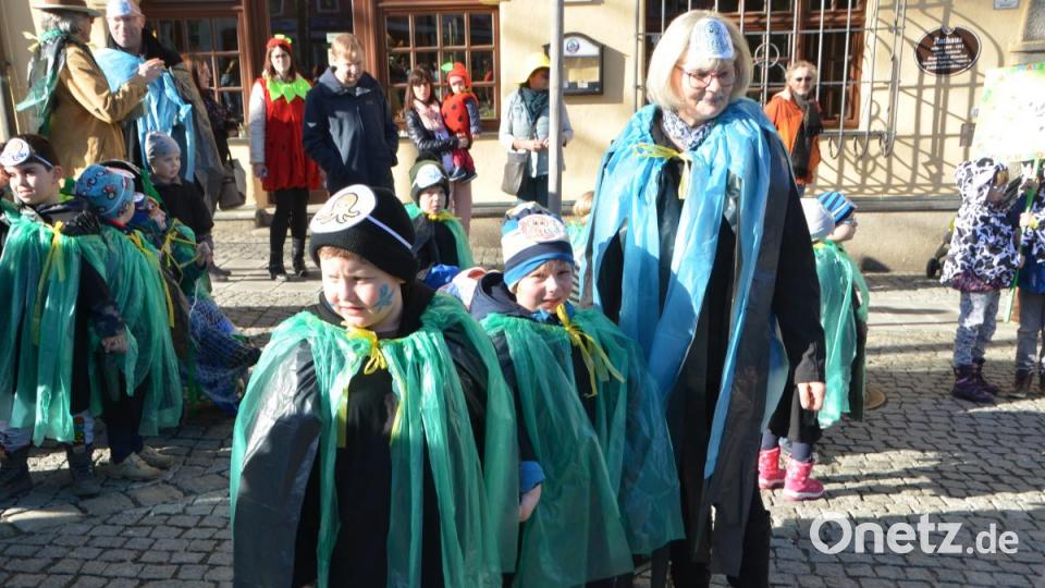 Als Kraken und Tintenfische verkleidet sorgten die Kinder der SVE für Aufsehen. Bild: dob