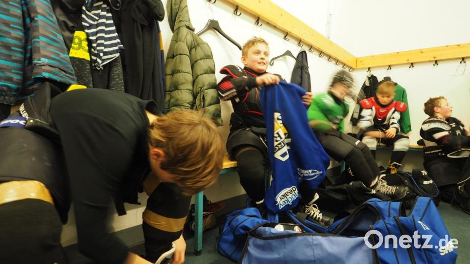 Gut besucht: Das Jugendtraining des ERSC Amberg Bild: ref