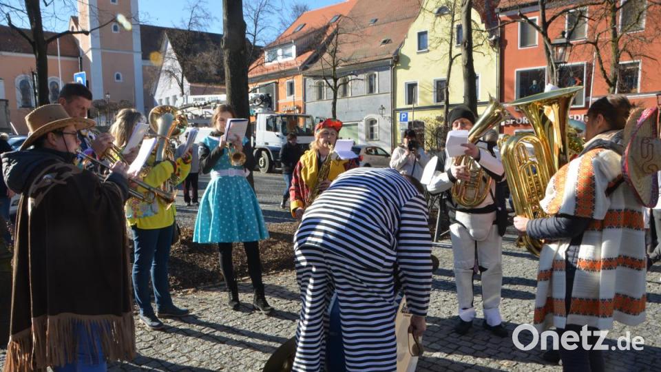 Oktoberfeststimmung gab es mit dem Ohrwurm &quot;Cordula Grün&quot;. Bild: dob