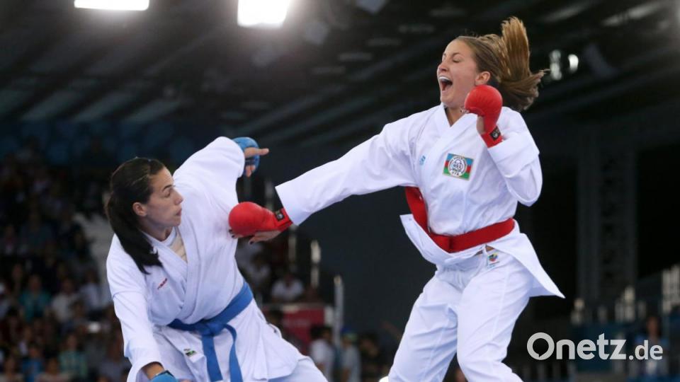 Neu dabei ist bei den Olympischen Sommerspielen 2020 in Tokio Karate. Bild: Zurab Kurtsikidze/EPA/dpa
