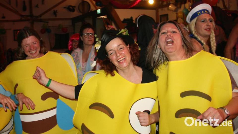 Der geballte Auftritt der gelben Smileys war nicht zu übersehen. Bild: wro