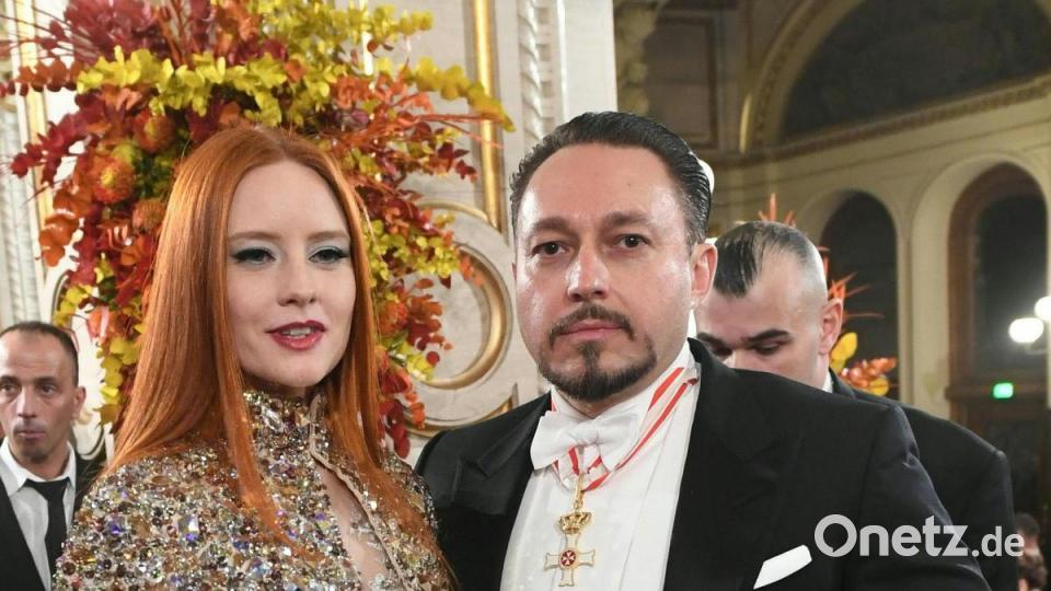 Barbara Meier und Unternehmer Klemens Hallmann sind seit 2016 offiziell ein Paar. Foto: Helmut Fohringer/APA Bild: Helmut Fohringer