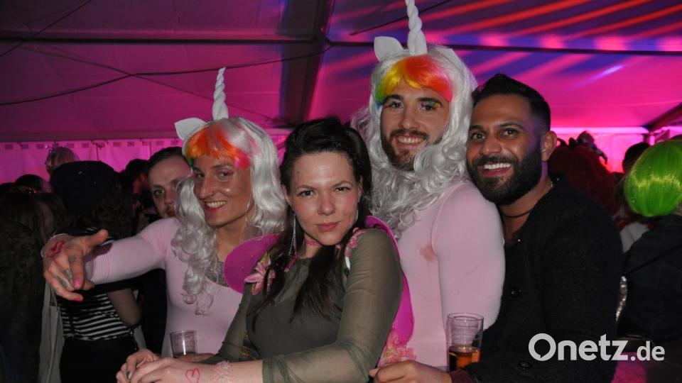 Wenn männliche Einhörner auf weibliche Teufel treffen und alle gemeinsam Feiern, dann ist „Lisl’s Weiberfasching“. Bild: ak