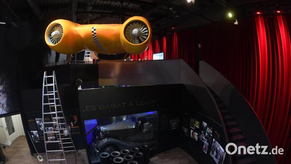 Das Space Taxi aus dem Film „Raumschiff Surprise“. Bild: Felix Hörhager