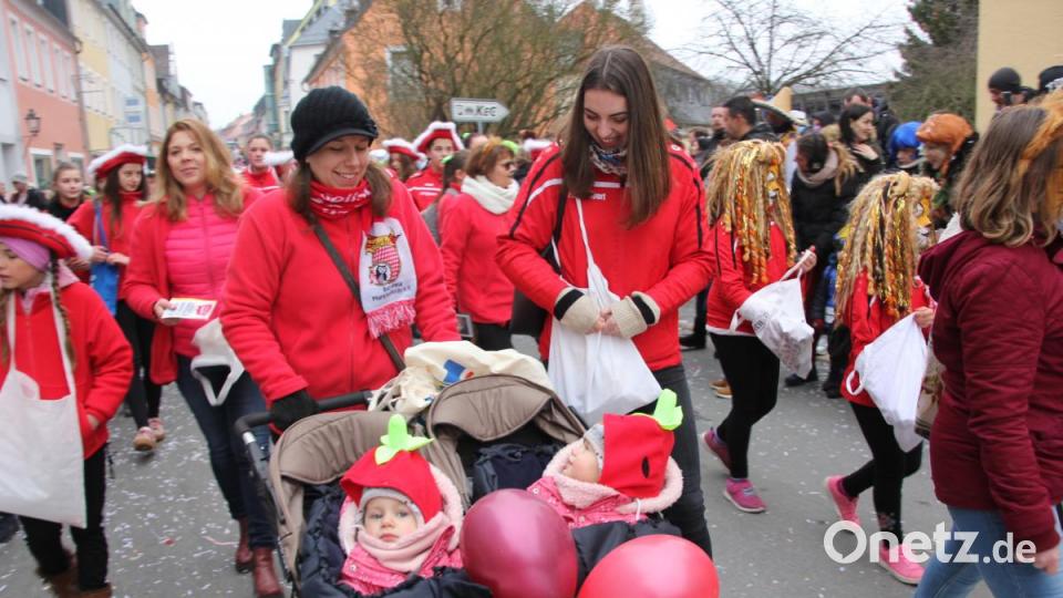 Gut eingepackt hatten auch diese Zwillinge beim Umzug ihren Spaß. Bild: kro