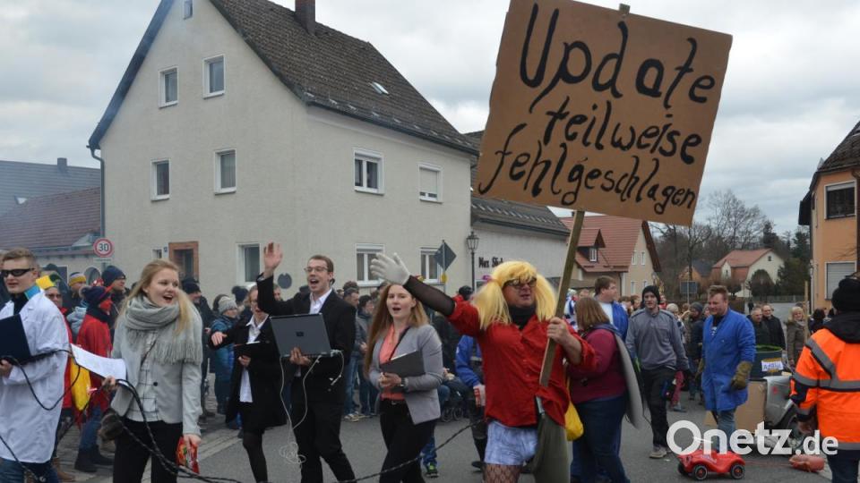 Beim Kapellmeister der Jugendkapelle Roggenstein, Josef Wolfrath, ging das Update gehörig daneben. Bild: dob