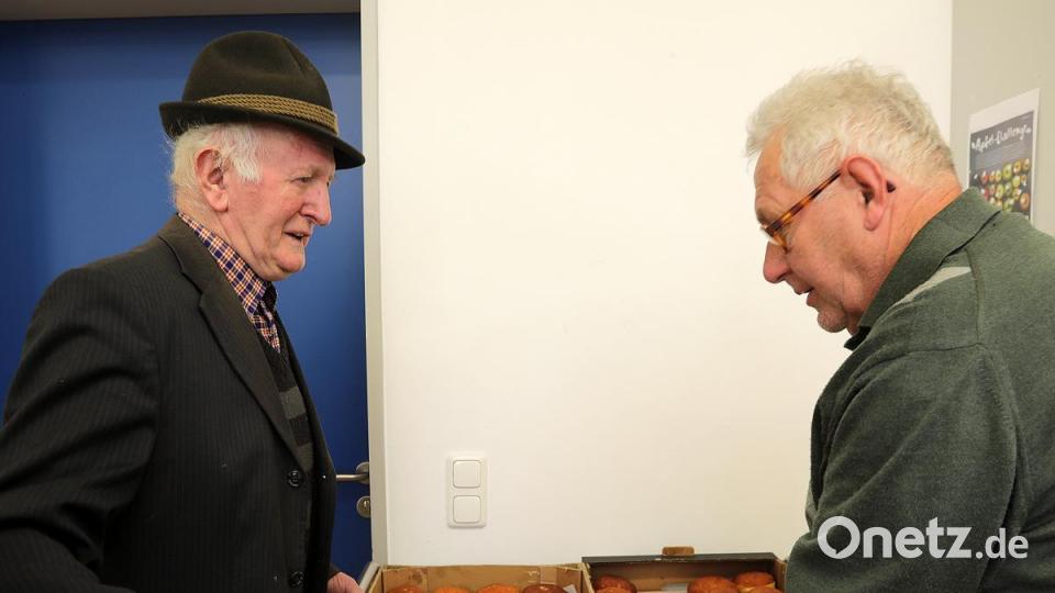 Der erste Kunde ist da. Bild: Wolfgang Steinbacher