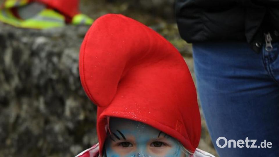 Ein kleiner Schlumpf am Wegesrand. Bild: gf