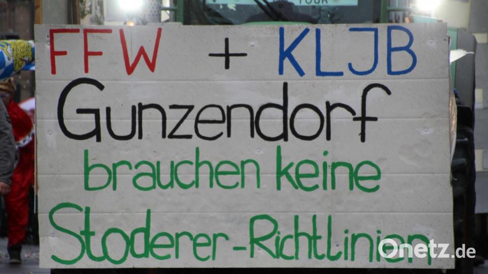 Gunzendorfer Statement Bild: jma