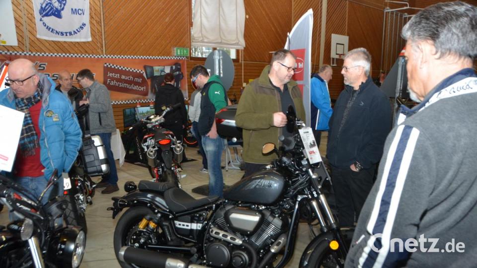 Die Motorradausstellung in der Dreifachturnhalles des Motorradclubs Vohenstrauß (MCV) war wieder ein Riesenerfolg. Bild: dob