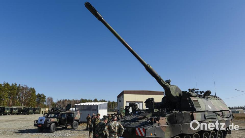 Eine Panzerhaubitze 2000 vom Artilleriebataillon 131 aus Weiden bei der amerikanischen Übung Dynamic Front 19 auf dem Truppenübungsplatz Grafenwöhr. Bild: U.S. Army photo by Markus Rauchenberger