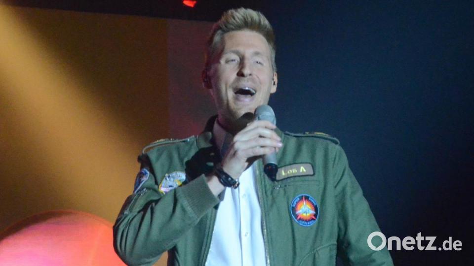 Stand schon in der Sendung &quot;Let&#039;s Dance&quot; auf der TV-Bühne: Maximilian Arland. Bild: Kunz