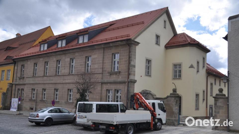 Das sanierte Rathaus ist demnächst bezugsfertig. Bild: ak