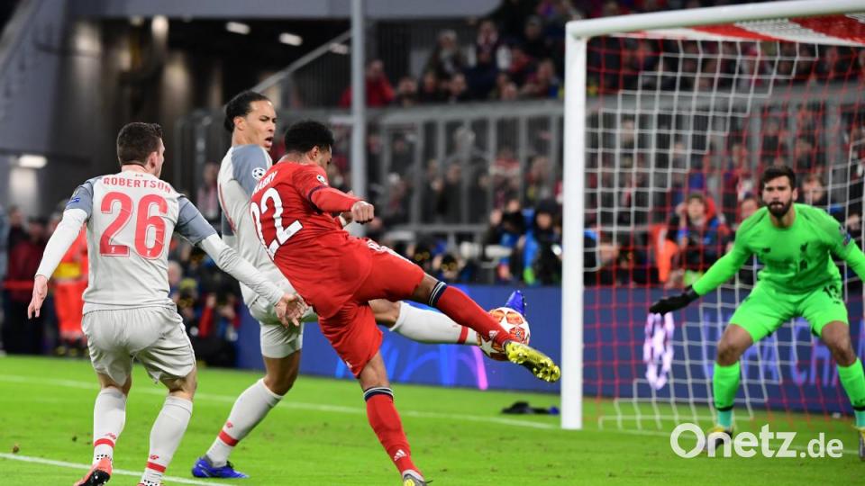 Torchance für Serge Gnabry. Bild: Peter Kneffel/dpa