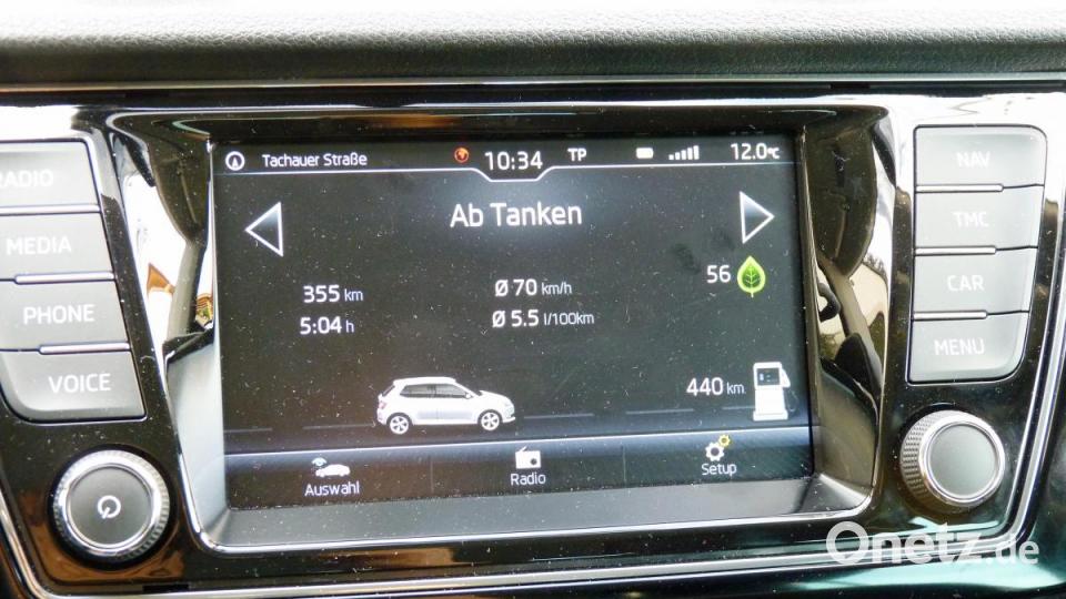 Zwar schluckt der Fabia mehr als es die Norm wahrhaben will, doch im ADAC-Ecotest räumt er volle Punktzahl ab. Bild: bz