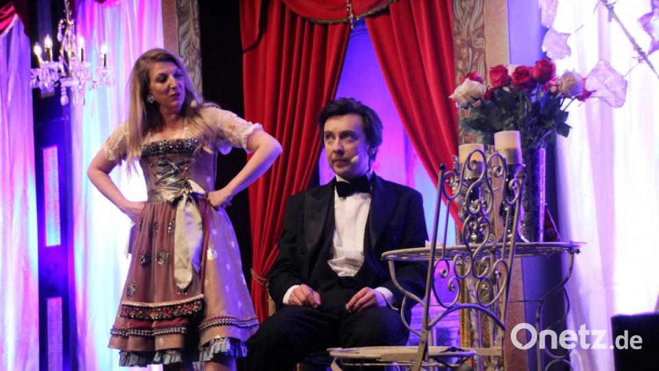 Armin Stöckl und Janel Frazée sorgten "Im weißen Rössl" für viele Lacher beim Publikum. Bild: kmo