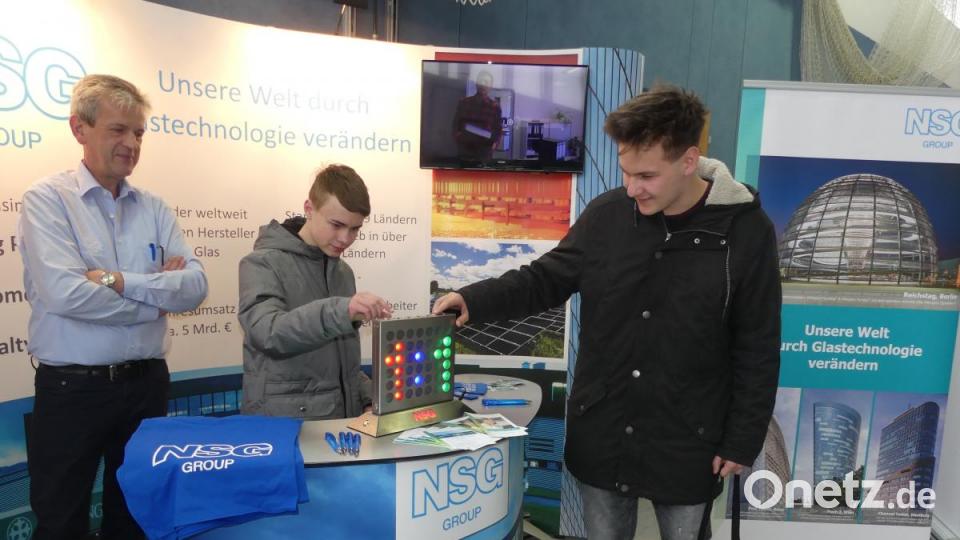 Eine Zukunft als Industriekaufmann gibt&#039;s bei NSG-Pilkington-Glas. Bild: rn