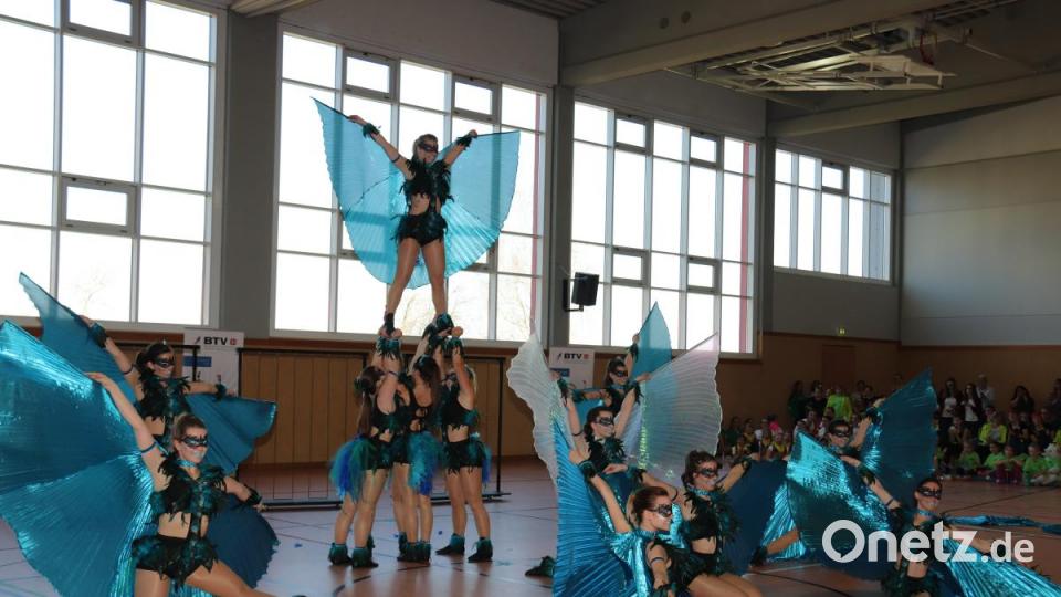 Beim Tanzwettbewerb &quot;Showtime&quot; in der Schulsporthalle Erbendorf traten am Samstag 29 Tanzgruppen an. Bild: rw