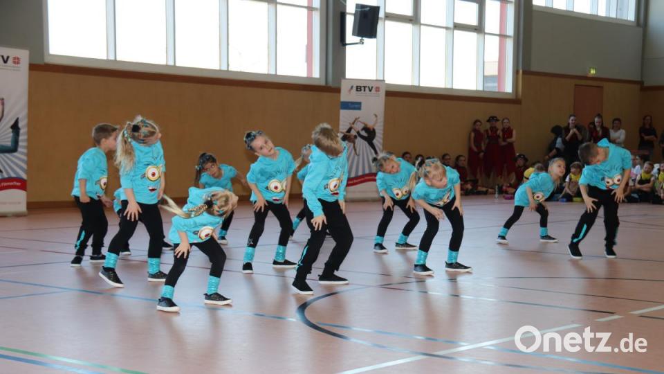 Beim Tanzwettbewerb &quot;Showtime&quot; in der Schulsporthalle Erbendorf traten am Samstag 29 Tanzgruppen an. Bild: rw