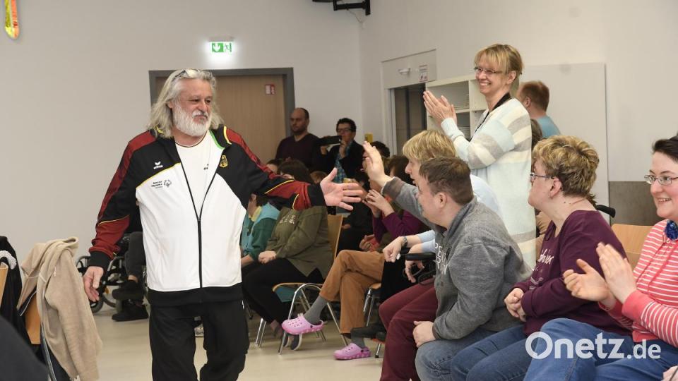 Empfang für die Sportler, die zu den Special Olympics nach Abu Dhabi geflogen sind. Bild: Petra Hartl