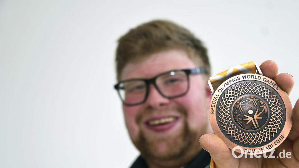 Empfang für die Sportler, die zu den Special Olympics nach Abu Dhabi geflogen sind. Bild: Petra Hartl