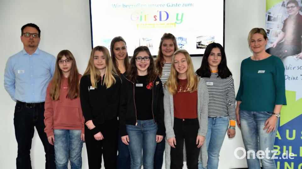 Girls Day im Weidener Druckzentrum Bild: Tobias Schwarzmeier
