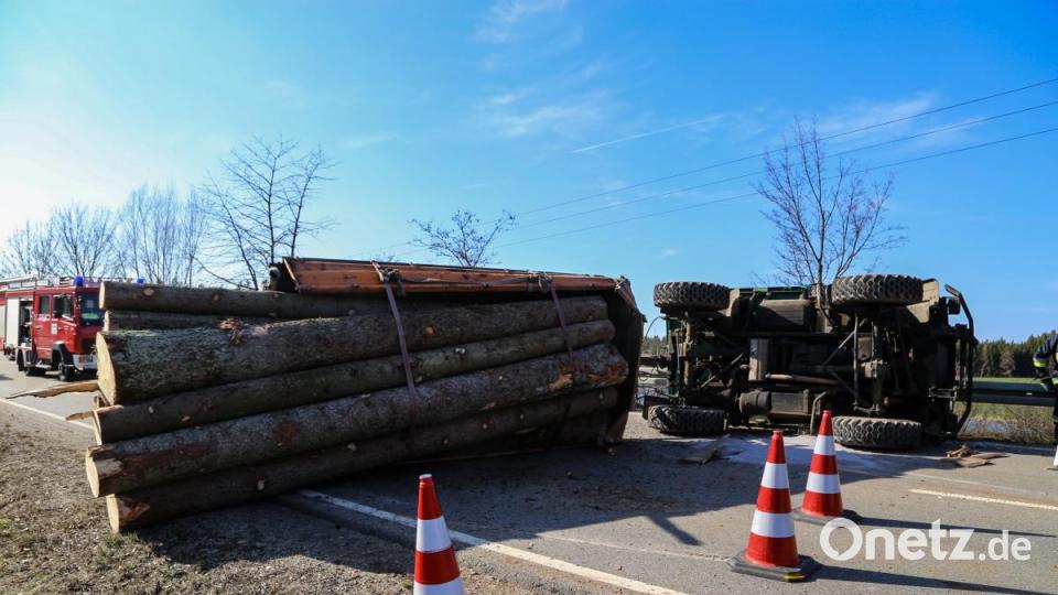 Unfall nahe Pirk. Bild: rw