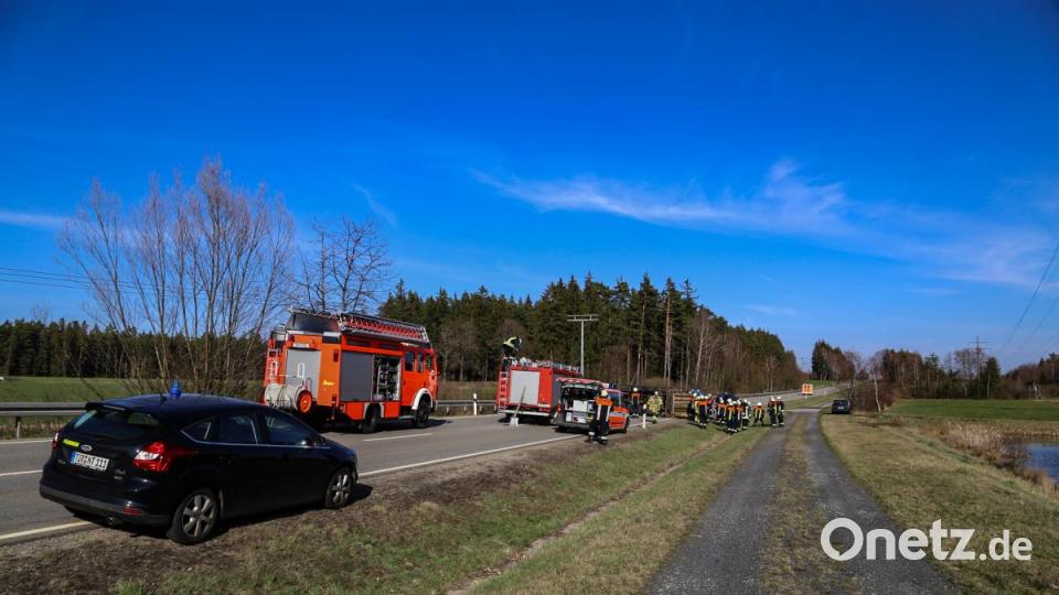 Unfall nahe Pirk. Bild: rw