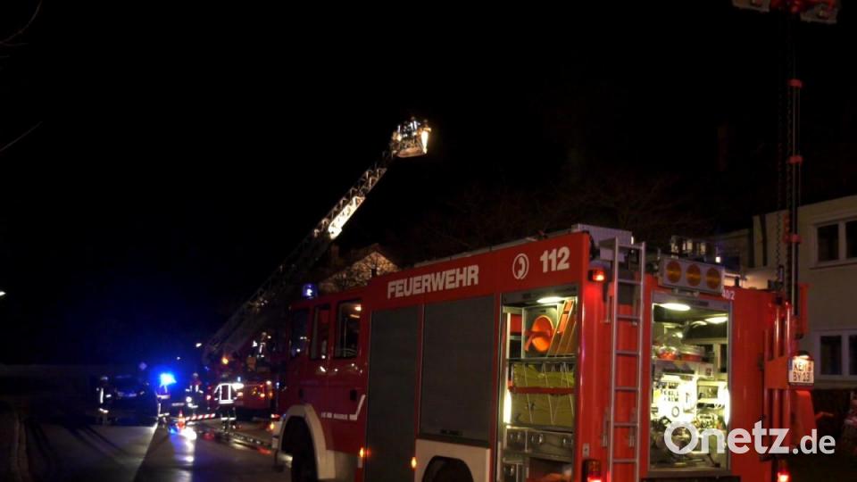 Am späten Freitagabend brannte im Kemnather Ortsteil Fortschau eine Garage. Bild: rw