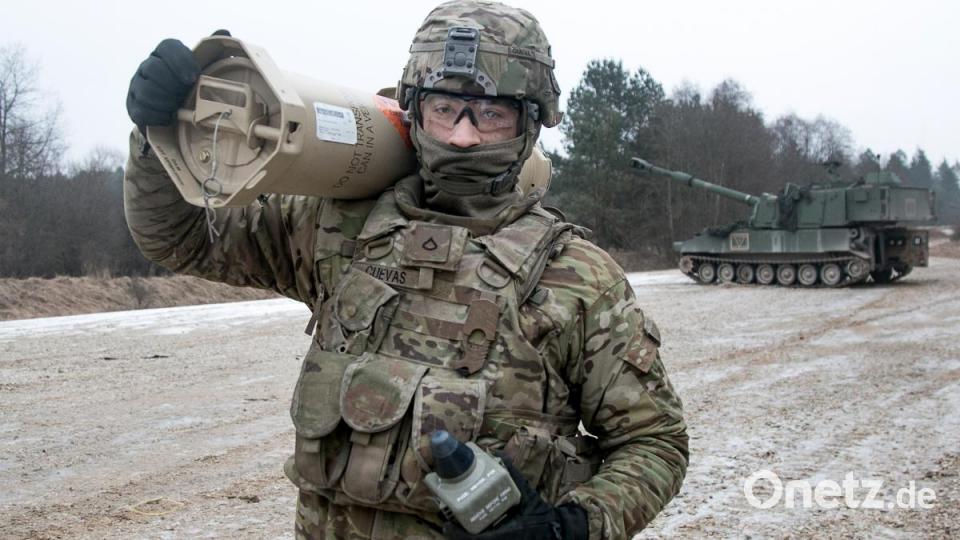 Bei einer Übung in Grafenwöhr. Bild:  U.S. Army photo by Spc. Dustin D. Biven / 22nd Mobile Public Affairs Detachment