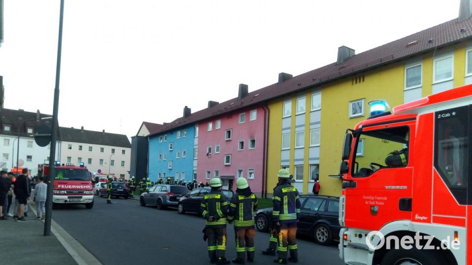 Die Feuerwehr war mit großem Aufgebot im Einsatz. Bild: ui