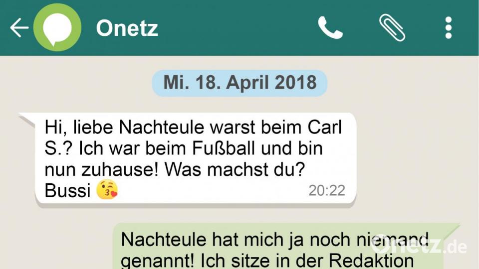 Immer wieder erreichen unsere Onetz-Redaktion Nachrichten per Whatsapp, die eigentlich für jemand anderen bestimmt sind. Bild: nt/az