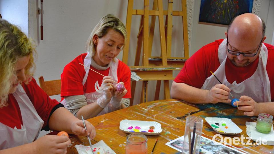 Grün, blau, rot, pink - alle Farben kommen zum Einsatz. Bild: Schmid
