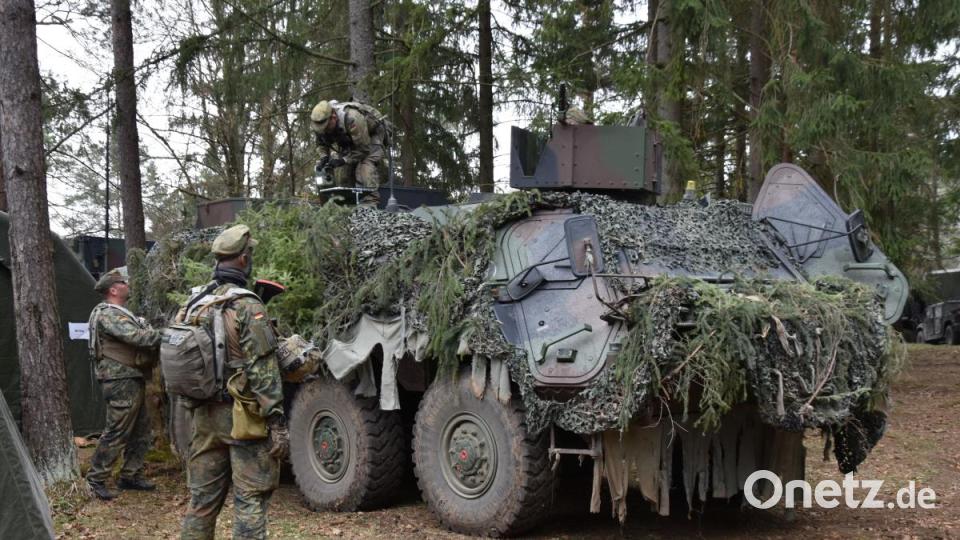 Der Transportpanzer Fuchs gehört zum Gefechtsstand der Brigade. Bild: Alexander Pausch
