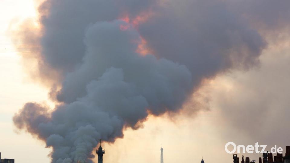 Feuer in Notre-Dame. Bild: agentur_dpa