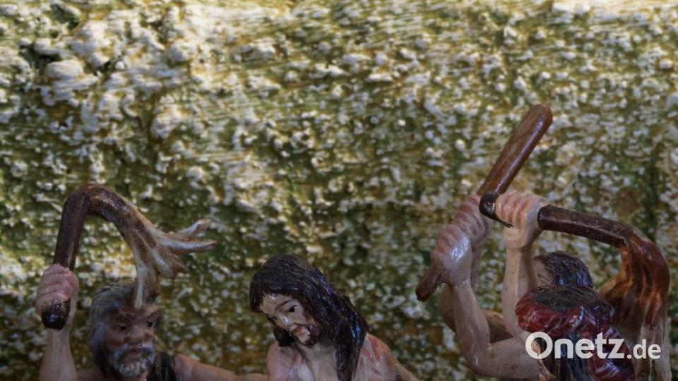 Passionskrippe der Familie Kühn in Tirschenreuth. Bild: tr