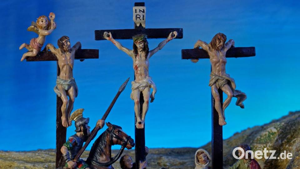 Passionskrippe der Familie Kühn in Tirschenreuth. Bild: tr
