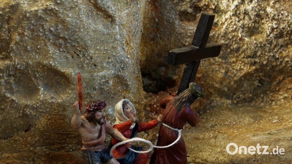 Passionskrippe der Familie Kühn in Tirschenreuth. Bild: tr
