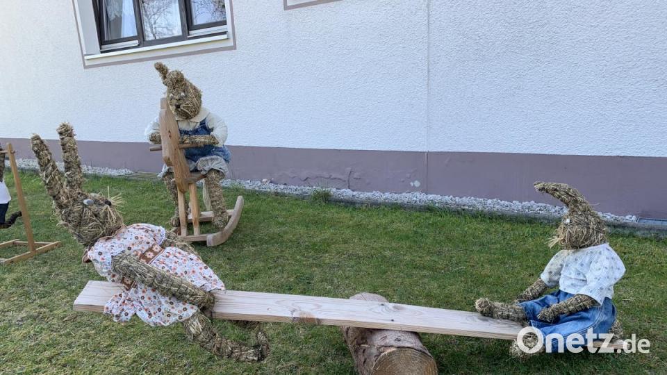 Einen ganzen Hasenspielpletz und ein Trimm-Dich-Pfad sind ebenso im Hasenweg zu finden. Bild: mez