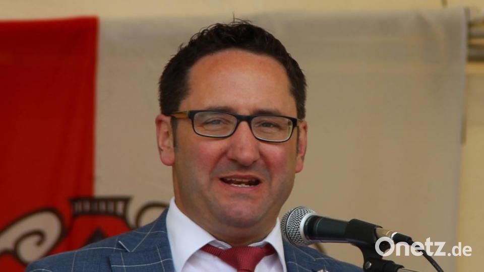 MdL Tobias Gotthard, Vertreter von Staatsminister Hubert Aiwanger freute sich, in der Oberpfalz bei der Eröffnung der Gewerbeschau dabei sein zu können. Bild: lep
