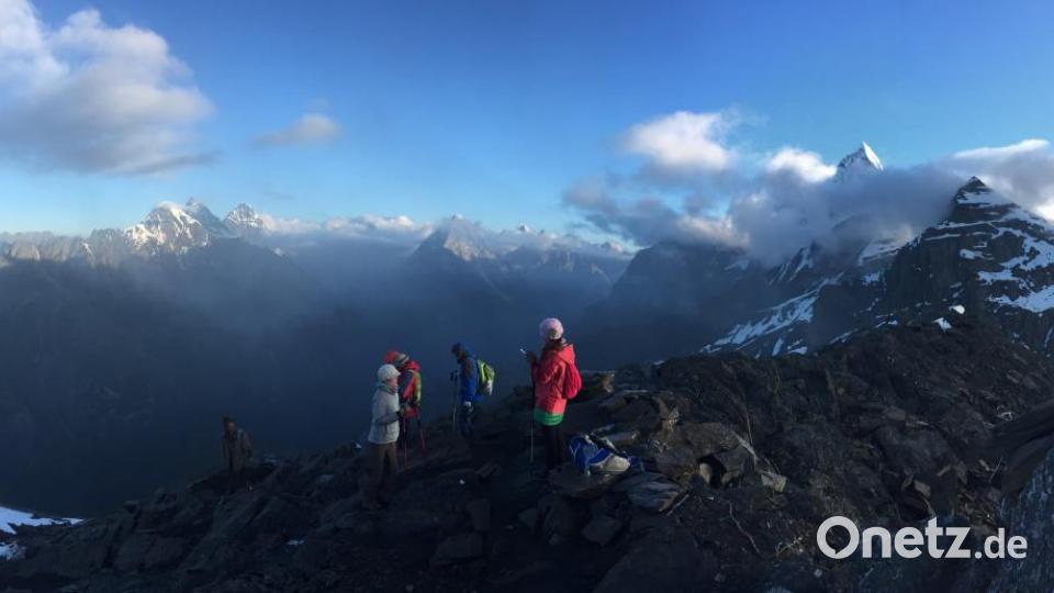 Auf dem Gipfel der kleinsten Schwester. Bild: Armin Eger