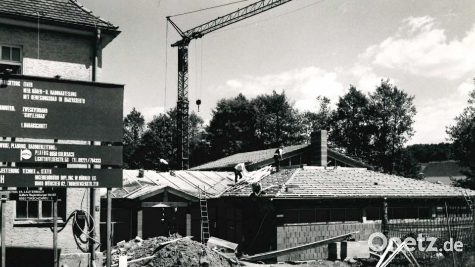 1988 waren die Bauarbeiten im vollen Gang. Bild: Archiv NT