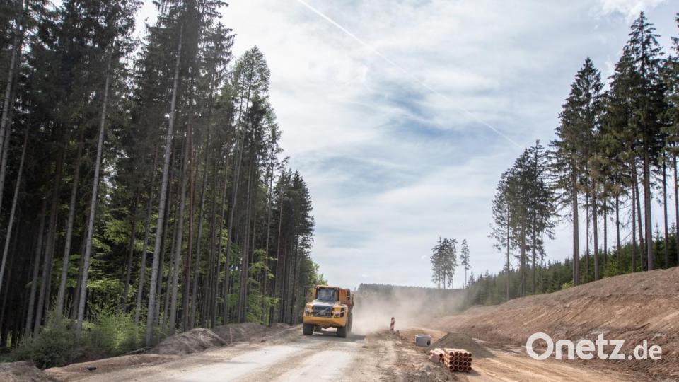 Eindrücke vom Baufortschritt auf der B299 zwischen Erbendorf und Pressath. Bild: pml