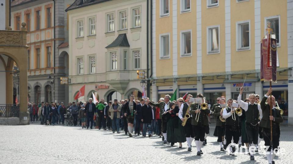 Maifeier in Amberg. Bild: brü