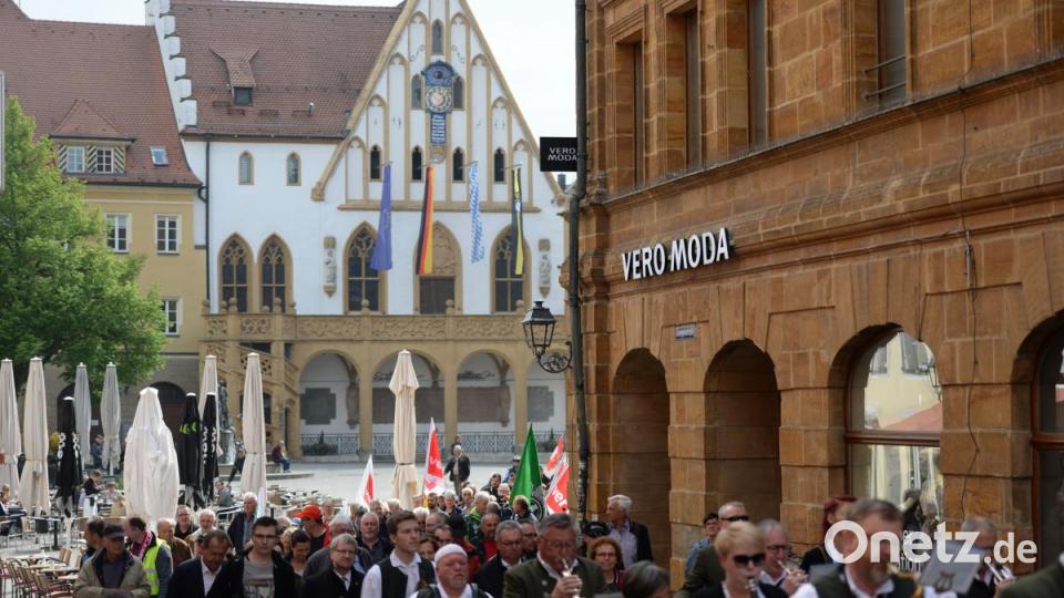 Maifeier in Amberg. Bild: brü