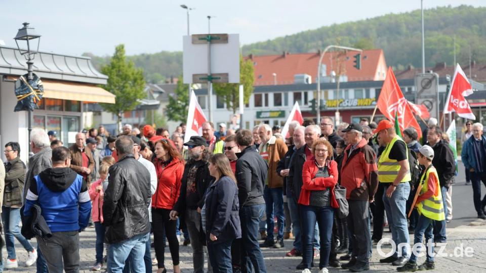 Maifeier in Amberg. Bild: brü